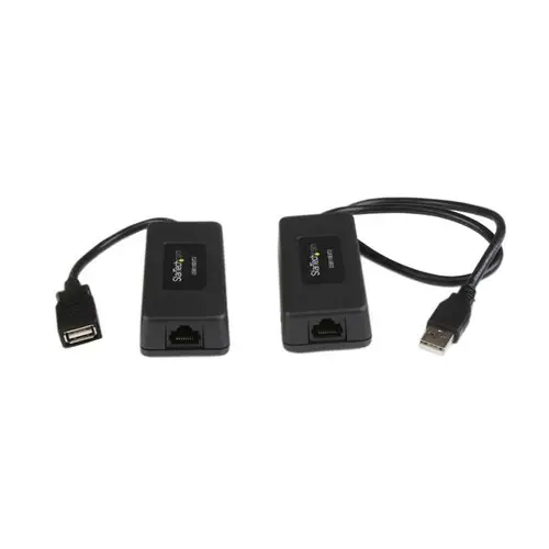 Extensor 1 puerto USB 1.1 por cable Ethernet Cat5 Cat6 UTP RJ45 40m de alcance rango - Imagen 1