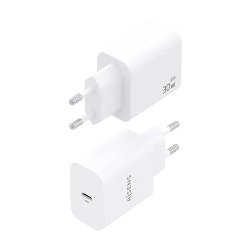 Cargador GaN 30W, 1xUSB-C PD3.0, Blanco - Imagen 3