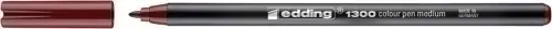 ROTUL.EDDING 1300 ROJO INGLES - Pack de 5 unidades
