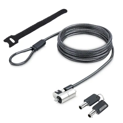 NANOK-LAPTOP-LOCK cable antirrobo Negro, Plata 2 m - Imagen 6