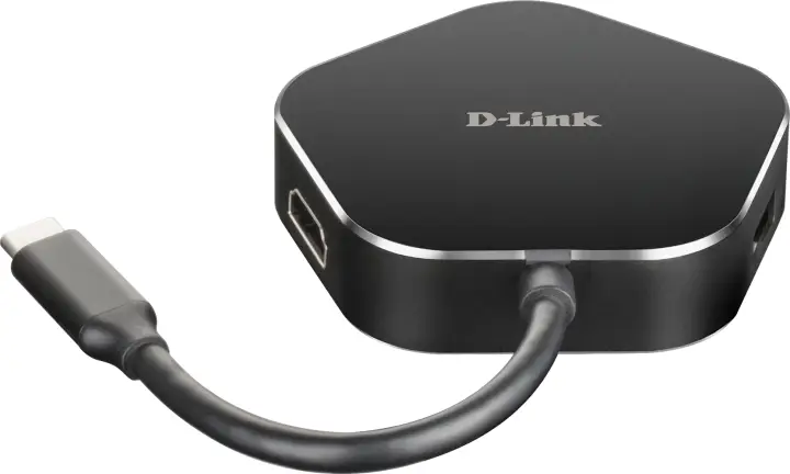 DUB-M420 base para portátil y replicador de puertos Alámbrico Thunderbolt 3 Aluminio, Negro