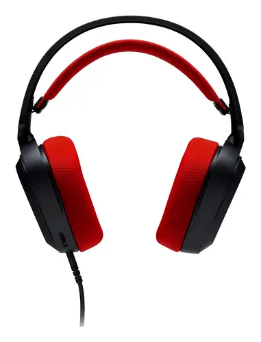 PRECOG STUDIO Auriculares Alámbrico Diadema Juego USB Tipo C Negro, Rojo - Imagen 4