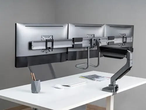 Soporte de sobremesa para monitor triple de 17"-27 - Imagen 9