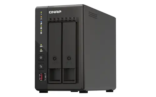 TS-253E NAS Torre Intel® Celeron® J6412 8 GB 0 TB QNAP QTS Negro - Imagen 1