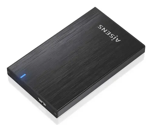 Caja externa 2.5" ASE-2527B 9.5mm SATA a USB 3.0/USB3.1 Gen1, Negro - Imagen 2
