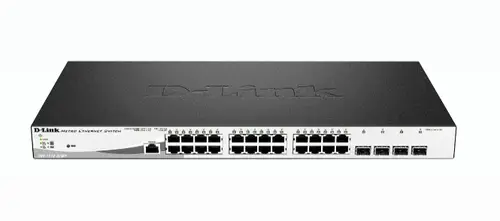 DGS-1210-28MP switch Gestionado L2 Gigabit Ethernet (10/100/1000) Energía sobre Ethernet (PoE) 1U Negro, Gris - Imagen 1