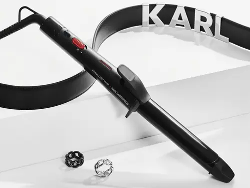 X KARL LAGERFELD CF321L Rizador de pelo Caliente Negro, Rojo 47 W 1,8 m - Imagen 3