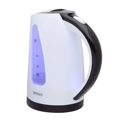 KET-SS-7710 tetera eléctrica 1,7 L Negro, Blanco - Imagen 3