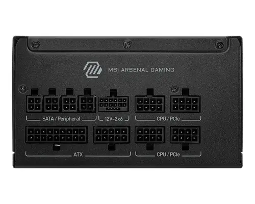 MAG A850GLS PCIE5 unidad de fuente de alimentación 850 W 24-pin ATX ATX Negro - Imagen 2