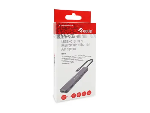 133500 base para portátil y replicador de puertos Alámbrico USB 3.2 Gen 1 (3.1 Gen 1) Type-C Gris - Imagen 6