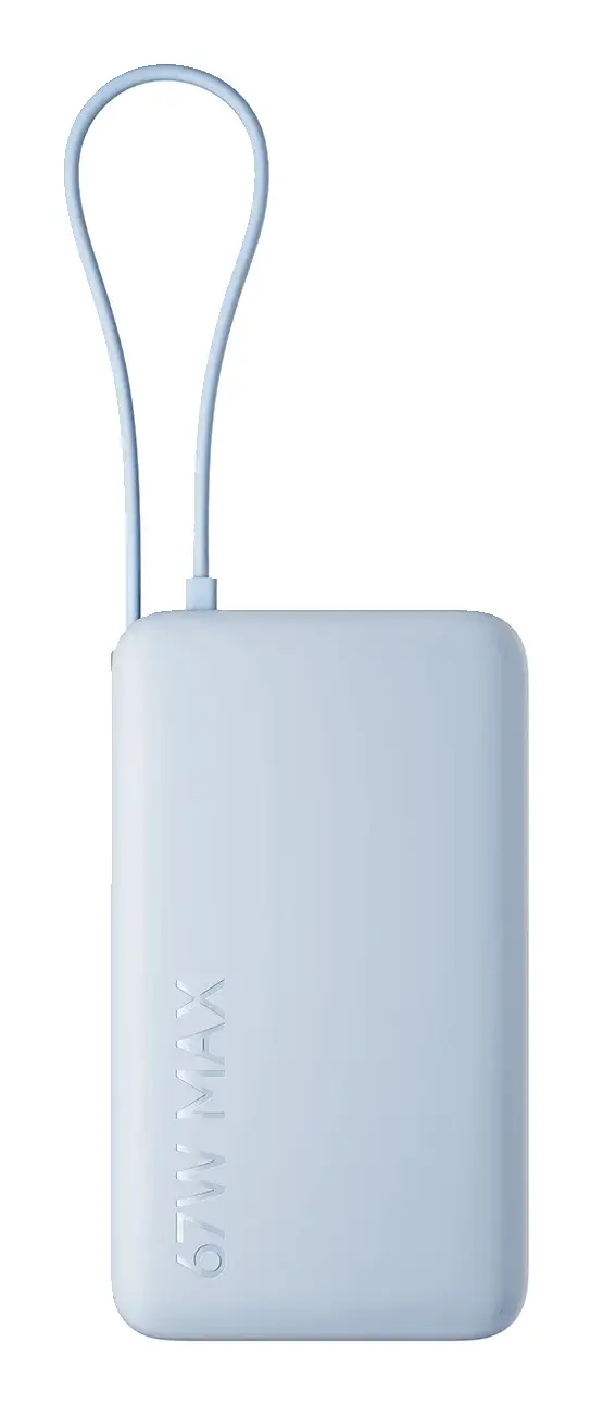 67W Power Bank 10000 Ión de litio 10000 mAh Azul