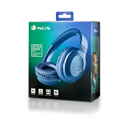 ARTICA GREED Auriculares Inalámbrico y alámbrico Diadema Llamadas/Música USB Tipo C Bluetooth Azul - Imagen 10