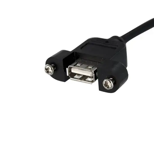 Cable de 30cm USB 2.0 para Montaje en Panel Conexión a Placa Base - Hembra USB A - Imagen 2