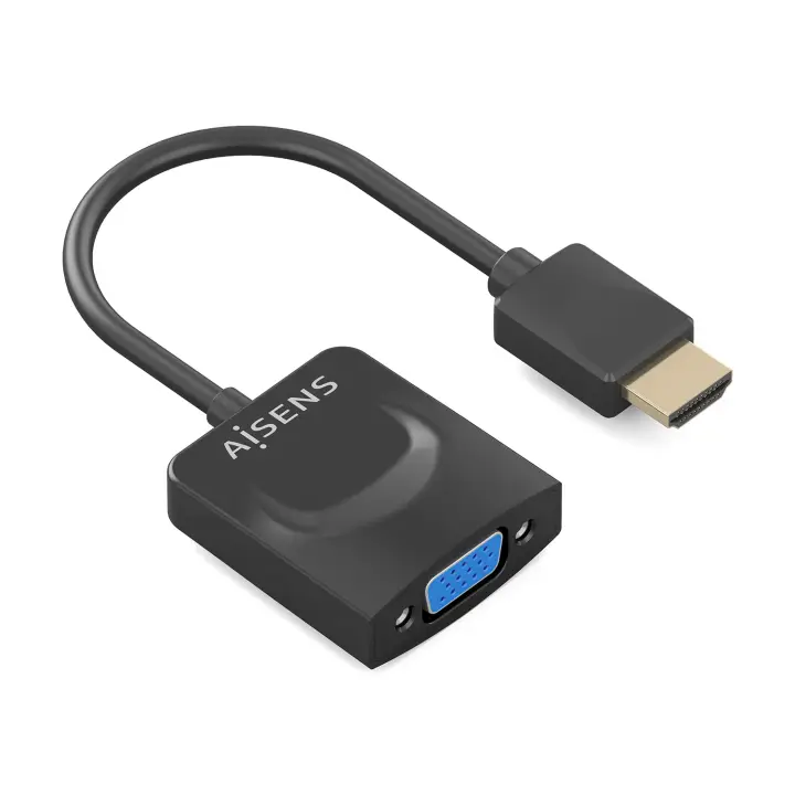 Conversor HDMI a SVGA, HDMI A/M-SVGA/H, Negro, 15?m