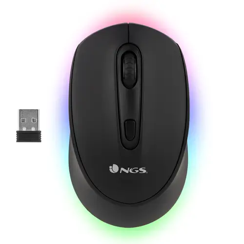 SMOG-RB ratón Juego Ambidextro RF Wireless + Bluetooth Óptico 2400 DPI - Imagen 1