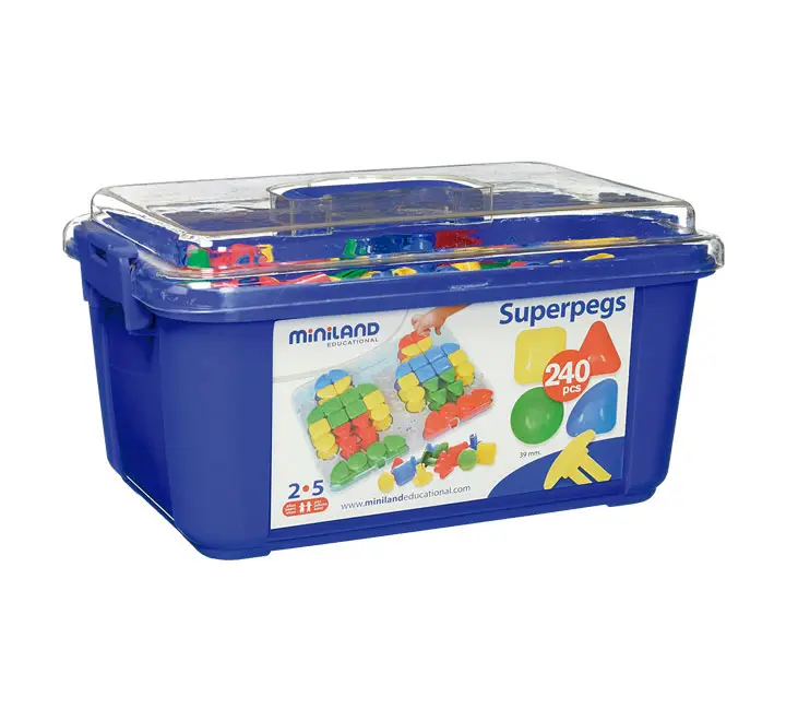 CONT. 240 PIVOTES MOSAICO MINILAND SUPERPEG 4CM