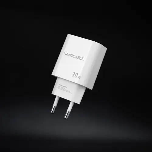 Cargador USB-C PD 30W, Blanco - Imagen 2