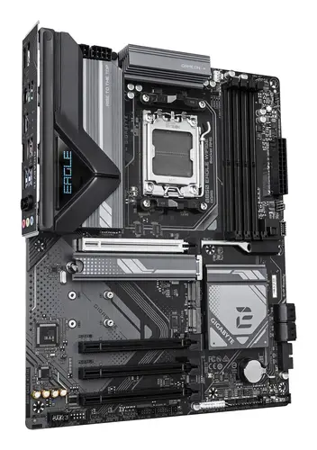 B850 EAGLE WIFI6E Placa Base - Procesadores AMD Ryzen Serie 9000, VRM digital de 8+2+2 fases, hasta 8200MHz DDR5 (OC), 1xPCIe 5.0 + 2xPCIe 4.0 M.2, LAN GbE, WIFI 6E, USB 3.2 Gen 2 - Imagen 3