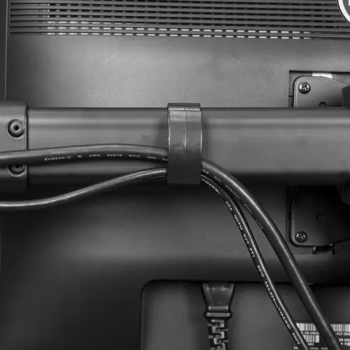 Brazo para 3 Monitores de Montaje en Escritorio - Soporte VESA Ergonómico para 3 Monitores de hasta 27" - Mástil Articulado de Altura Ajustable de Grommet/Mordaza de Escritorio - Imagen 6