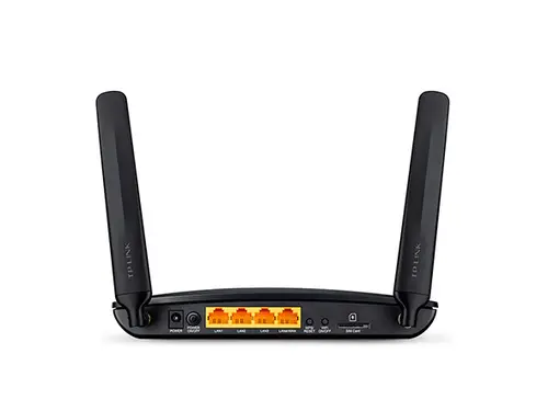 TL-MR6400 router inalámbrico Ethernet rápido Banda única (2,4 GHz) 4G Negro - Imagen 2