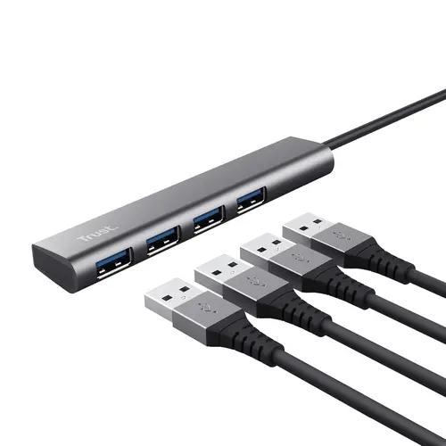 Halyx USB 3.2 Gen 1 (3.1 Gen 1) Type-A 5 Mbit/s Negro, Gris - Imagen 3