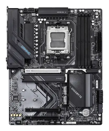 X870 GAMING WIFI6 Placa Base - Compatible con CPUs AMD Ryzen 9000, 8+2+2 fases VRM, hasta 8000MHz DDR5 (OC), 1xPCIe 5.0 + 2xPCIe 4.0, Wi-Fi 6, LAN 2.5GbE, USB 4 - Imagen 2