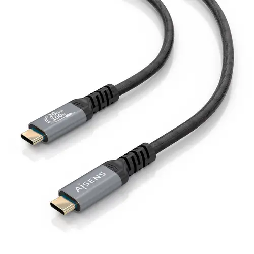 Cable USB 3.2 Gen2x2 Aluminio 20Gbps 8K@30Hz 5A 100W E-Mark, Tipo USB-C/M-USB-C/M, Negro, 3.0m - Imagen 3