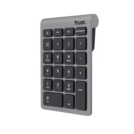 Xalas teclado numérico Portátil/PC RF inalámbrico Plata