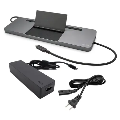 Metal SB-C Ergonomic 4K 3x Display Docking Station with Power Delivery 85 W + Universal Charger 100 W - Imagen 1