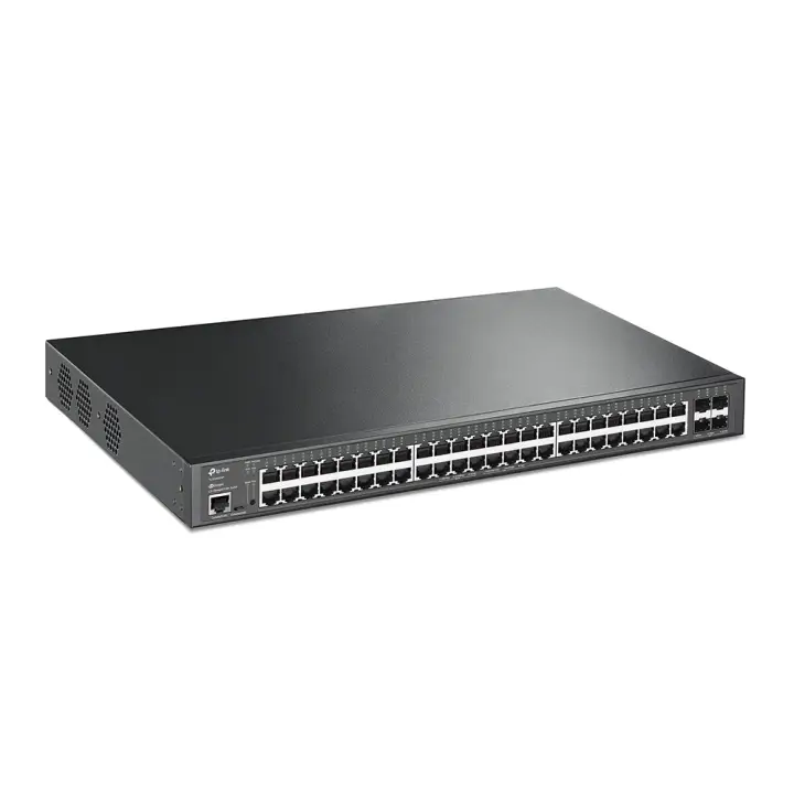 JetStream TL-SG3452XP switch Gestionado L2+ Gigabit Ethernet (10/100/1000) Energía sobre Ethernet (PoE) 1U Negro