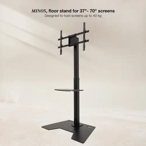 Soporte Elevador Multiusos para Monitor/Portátil, Negro - Imagen 2