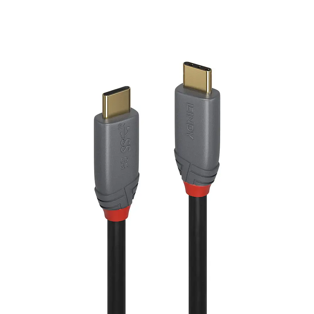 36900 cable USB 0,5 m USB C Negro, Gris