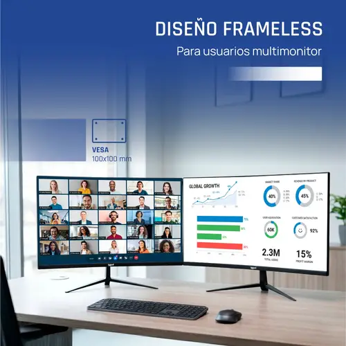 Monitor 27" IPS 1ms FHD 120Hz VGA HDMI +Altavoces - Imagen 11