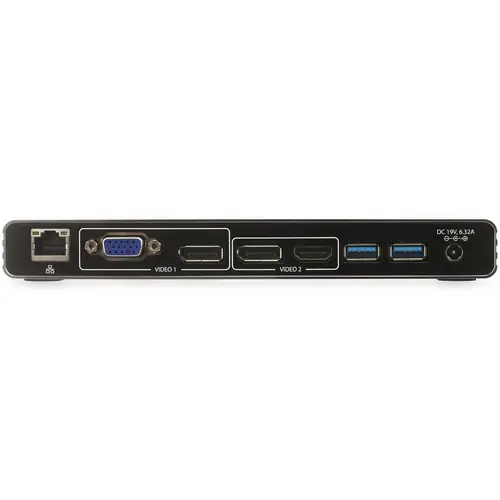 Dock Thunderbolt 3 - Docking Station Thunderbolt 3 de Dos Monitores DisplayPort HDMI y VGA 1080p para Portátil - Replicador de Puertos con Entrega de Alimentación PD de 85W y Carga - Ethernet - 2x USB-A - para Windows y Mac - Imagen 4