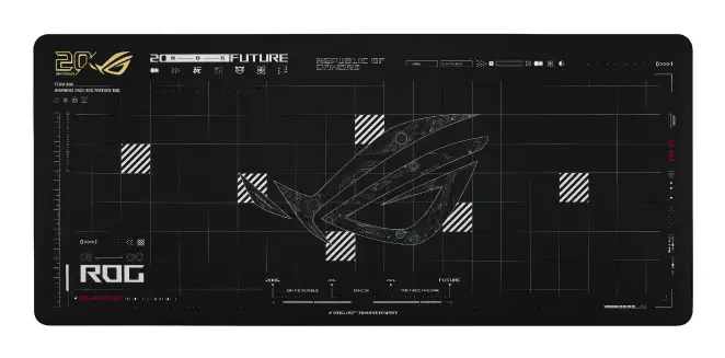 ROG Scabbard II XXL Edition 20 Gaming Alfombrilla de ratón para juegos Multicolor