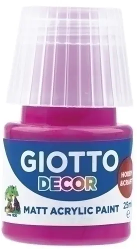 PINTURA ACRIL.GIOTTO 25 ml MAGENTA - Pack de 6 unidades
