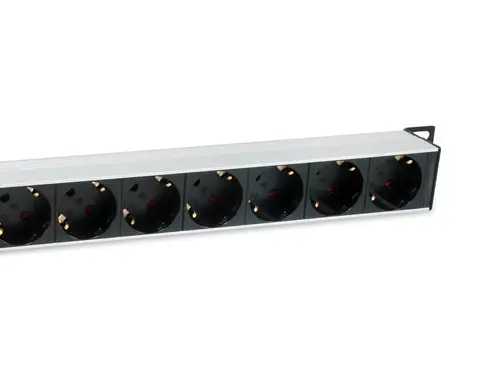 333308 unidad de distribución de energía (PDU) 8 salidas AC 1U Negro, Plata - Imagen 3