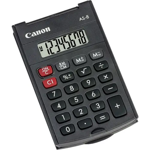 AS-8 calculadora Bolsillo Pantalla de calculadora Gris - Imagen 2