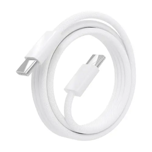 Cable USB 2.0 3A 60W Apple, tipo USB-C/M-USB-C/M, Blanco, 2.0m - Imagen 2