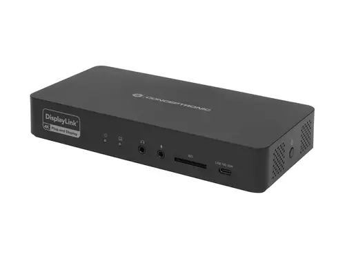 DONN31B base para portátil y replicador de puertos Alámbrico USB 3.2 Gen 2 (3.1 Gen 2) Type-C Negro - Imagen 4