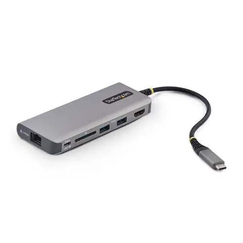 Adaptador Multipuertos USB-C a HDMI - PD 140W - Hub Ladrón USB de 3 Puertos - 4K 60Hz - Ranura para Tarjetas SD - Mini Docking Station Tipo C - Red Ethernet de 2,5Gb - Para MacBook - Imagen 1