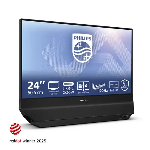 24B2D5300/00 pantalla para PC 60,5 cm (23.8") 1920 x 1080 Pixeles Full HD LCD Negro - Imagen 2