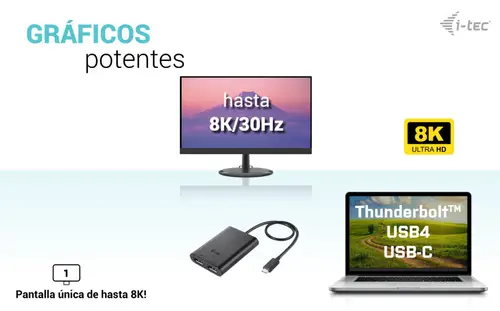 USB-C Dual 4K/60Hz (single 8K/30Hz) DP Video Adapter - Imagen 10