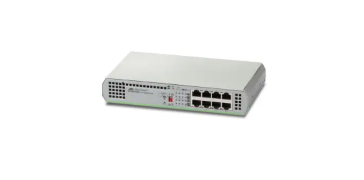 AT-GS910/8E-50 No administrado Gigabit Ethernet (10/100/1000) Gris