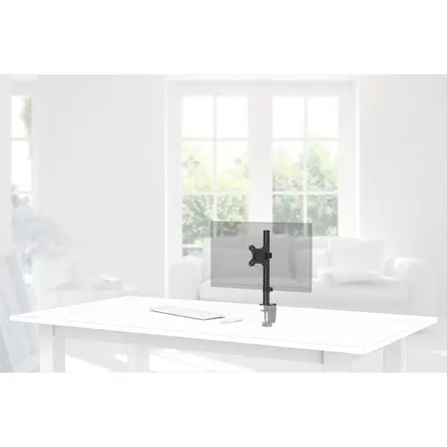 Soporte para Monitor de 13" a 32" (Compatible con los estándares VESA 75x75-100x100, Inclinación +45°/-45°, Giro 180°, hasta 10kg), Color Negro - Imagen 5