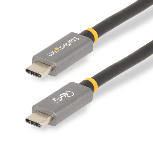 Cable USB4 de 1m - Cable USB-C Certificado USB-IF 40Gbps - Cable USB Tipo C - Power Delivery PD de 100W 5A - Modo Alt DP 8K 120Hz/4K 240Hz - Compatible con Thunderbolt - Imagen 1