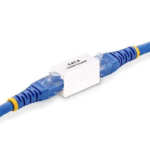Acoplador RJ45 - Acoplador UTP - Acoplador de Cable de Red - Conector sin Blindar T568 - Cat6 - Hembra a Hembra - Extensión de Cableado de Red RJ45 sin Blindaje - Imagen 5
