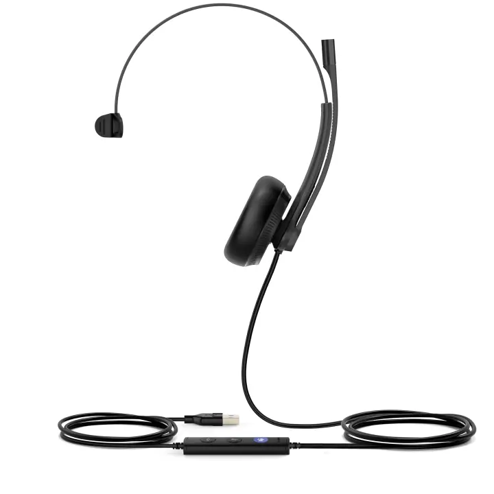 UH34 Mono Teams Auriculares Alámbrico Diadema Oficina/Centro de llamadas USB tipo A Negro
