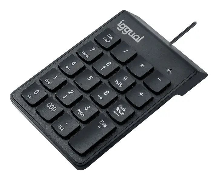 Teclado numérico USB CK-NUM-19T negro