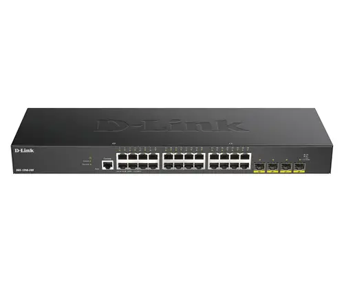 DGS-1250-28X Gestionado L3 Gigabit Ethernet (10/100/1000) Negro - Imagen 1